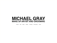 Tablet Screenshot of michaelgraymakeup.com